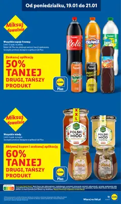 Lidl - gazetka promocyjna Oferta od poniedziałku od poniedziałku 19.01 do środy 21.01 - strona 11