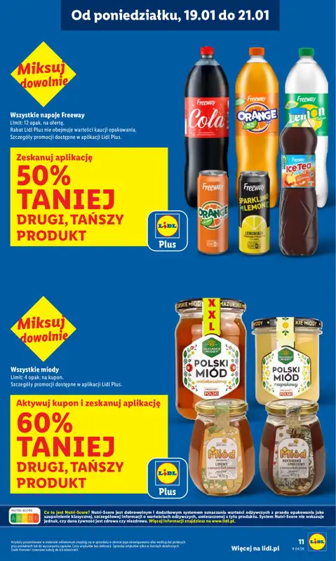 Lidl - gazetka promocyjna Oferta od poniedziałku od poniedziałku 19.01 do środy 21.01 - strona 11