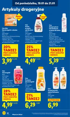 Lidl - gazetka promocyjna Oferta od poniedziałku od poniedziałku 19.01 do środy 21.01 - strona 68