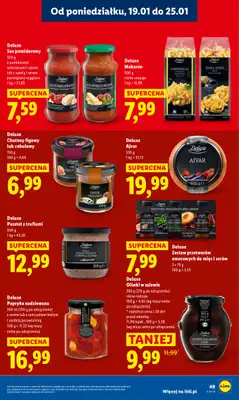 Lidl - gazetka promocyjna Oferta od poniedziałku od poniedziałku 19.01 do środy 21.01 - strona 49
