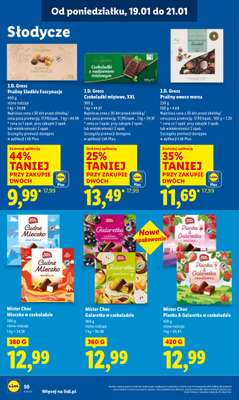 Lidl - gazetka promocyjna Oferta od poniedziałku od poniedziałku 19.01 do środy 21.01 - strona 50