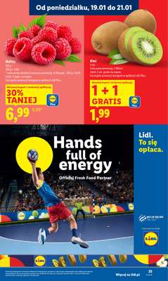Lidl - gazetka promocyjna Oferta od poniedziałku od poniedziałku 19.01 do środy 21.01 - strona 25