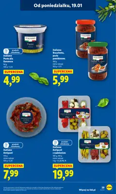 Lidl - gazetka promocyjna Oferta od poniedziałku od poniedziałku 19.01 do środy 21.01 - strona 29