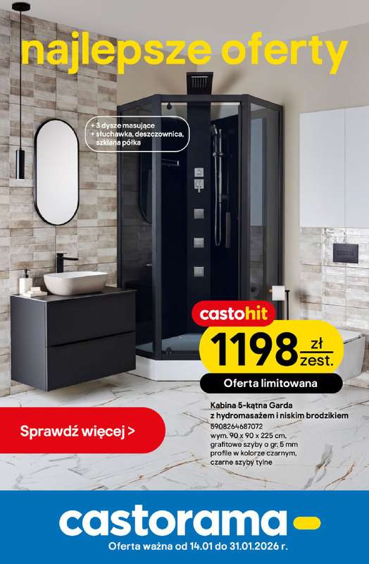 Castorama - gazetka promocyjna Najlepsze oferty od wtorku 20.01 do soboty 31.01