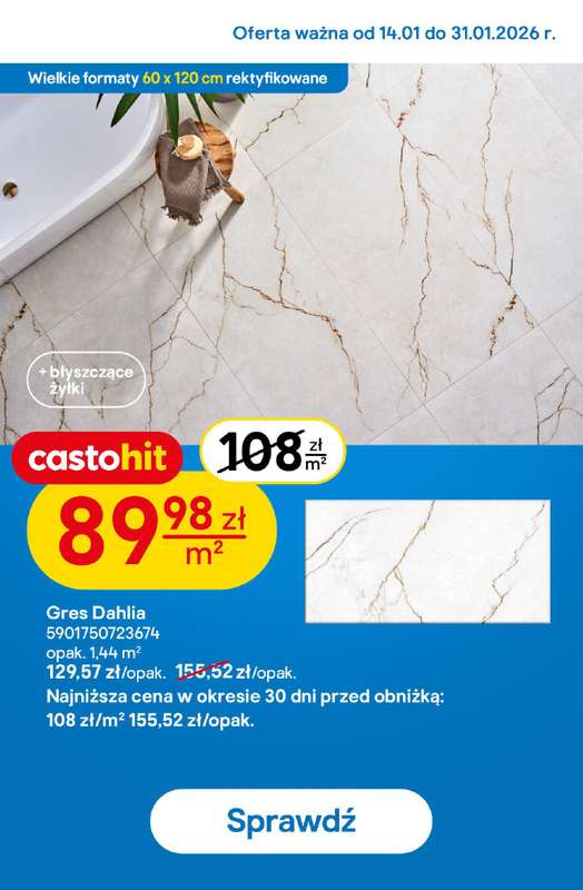 Castorama - gazetka promocyjna Najlepsze oferty od wtorku 20.01 do soboty 31.01 - strona 3