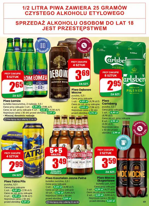 Dino - gazetka promocyjna Gazetka 04 / 2026 od środy 21.01 do wtorku 27.01 - strona 49