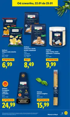 Lidl - gazetka promocyjna Oferta od czwartku od czwartku 22.01 do niedzieli 25.01 - strona 31