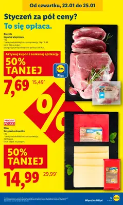 Lidl - gazetka promocyjna Oferta od czwartku od czwartku 22.01 do niedzieli 25.01 - strona 5