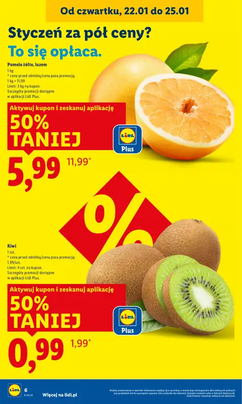 Lidl - gazetka promocyjna Oferta od czwartku od czwartku 22.01 do niedzieli 25.01 - strona 6