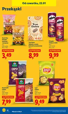 Lidl - gazetka promocyjna Oferta od czwartku od czwartku 22.01 do niedzieli 25.01 - strona 44