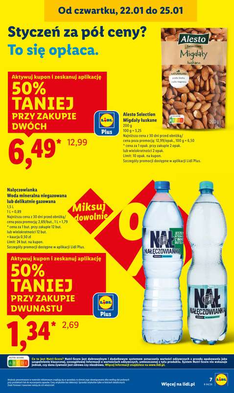Lidl - gazetka promocyjna Oferta od czwartku od czwartku 22.01 do niedzieli 25.01 - strona 7
