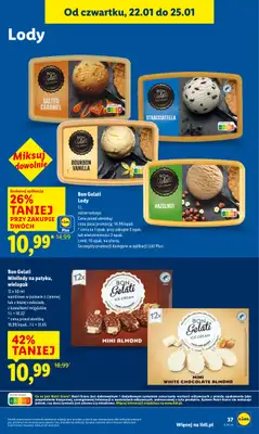 Lidl - gazetka promocyjna Oferta od czwartku od czwartku 22.01 do niedzieli 25.01 - strona 37