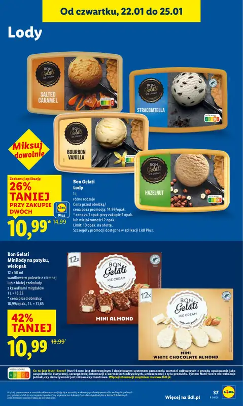 Lidl - gazetka promocyjna Oferta od czwartku od czwartku 22.01 do niedzieli 25.01 - strona 37