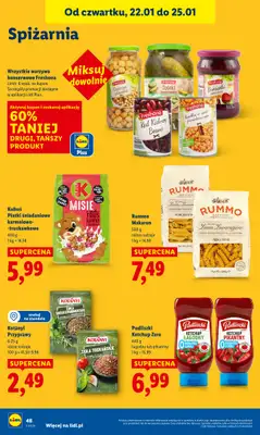 Lidl - gazetka promocyjna Oferta od czwartku od czwartku 22.01 do niedzieli 25.01 - strona 48