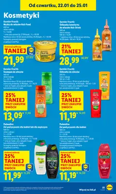 Lidl - gazetka promocyjna Oferta od czwartku od czwartku 22.01 do niedzieli 25.01 - strona 51
