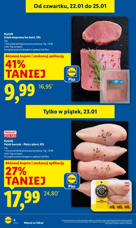 Lidl - gazetka promocyjna Oferta od czwartku od czwartku 22.01 do niedzieli 25.01 - strona 8