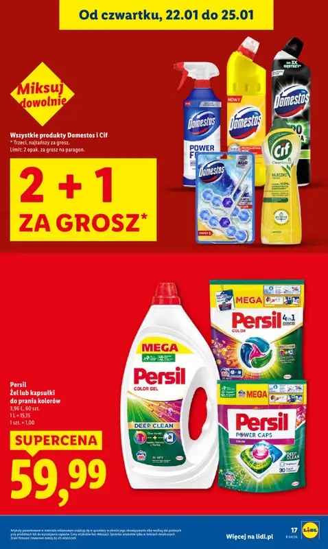 Lidl - gazetka promocyjna Oferta od czwartku od czwartku 22.01 do niedzieli 25.01 - strona 17