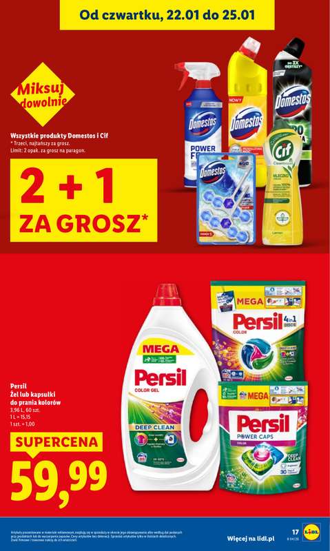 Lidl - gazetka promocyjna Oferta od czwartku od czwartku 22.01 do niedzieli 25.01 - strona 17