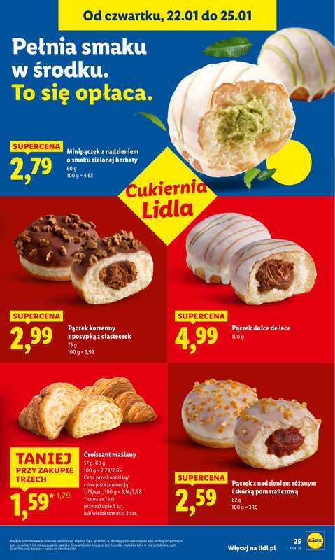 Lidl - gazetka promocyjna Oferta od czwartku od czwartku 22.01 do niedzieli 25.01 - strona 25
