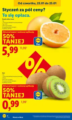Lidl - gazetka promocyjna Oferta od czwartku od czwartku 22.01 do niedzieli 25.01 - strona 6