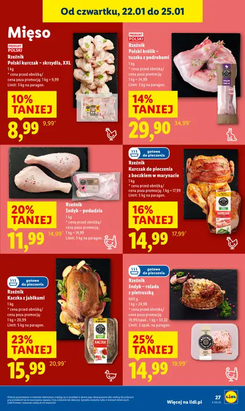 Lidl - gazetka promocyjna Oferta od czwartku od czwartku 22.01 do niedzieli 25.01 - strona 27