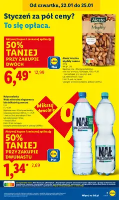 Lidl - gazetka promocyjna Oferta od czwartku od czwartku 22.01 do niedzieli 25.01 - strona 7