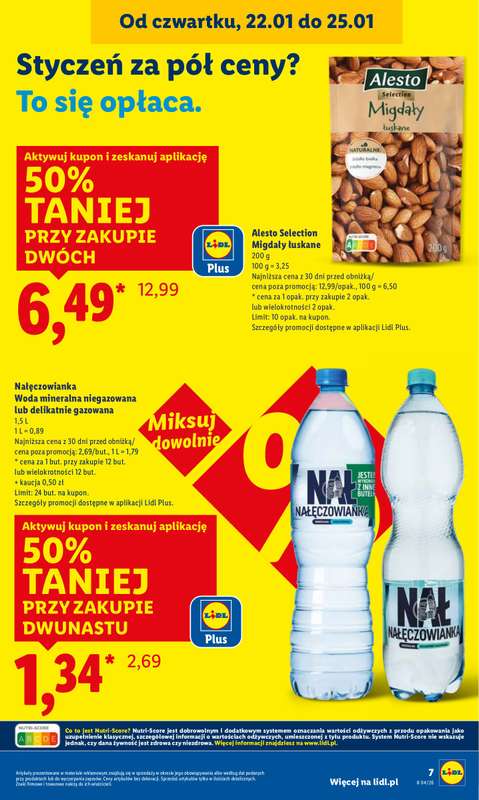 Lidl - gazetka promocyjna Oferta od czwartku od czwartku 22.01 do niedzieli 25.01 - strona 7