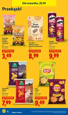 Lidl - gazetka promocyjna Oferta od czwartku od czwartku 22.01 do niedzieli 25.01 - strona 44