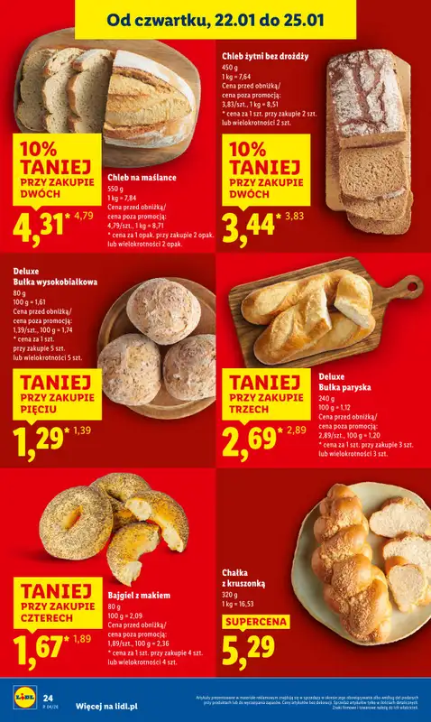 Lidl - gazetka promocyjna Oferta od czwartku od czwartku 22.01 do niedzieli 25.01 - strona 24