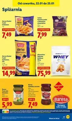 Lidl - gazetka promocyjna Oferta od czwartku od czwartku 22.01 do niedzieli 25.01 - strona 47