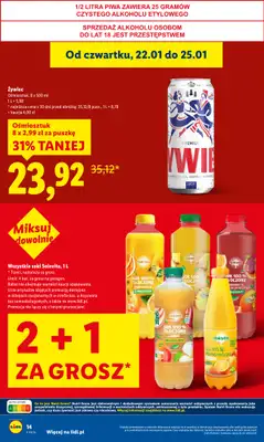 Lidl - gazetka promocyjna Oferta od czwartku od czwartku 22.01 do niedzieli 25.01 - strona 14