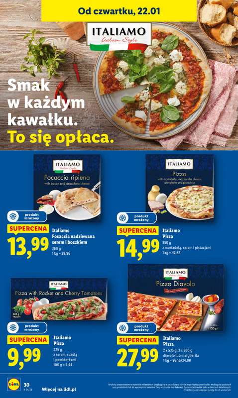 Lidl - gazetka promocyjna Oferta od czwartku od czwartku 22.01 do niedzieli 25.01 - strona 30
