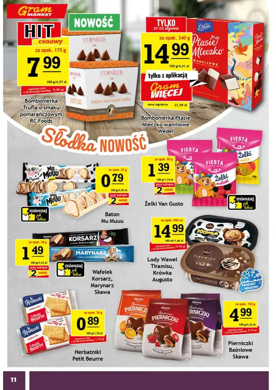 Gram Market - gazetka promocyjna Gazetka od środy 21.01 do wtorku 27.01 - strona 11