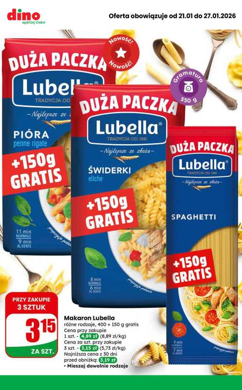 Dino - gazetka promocyjna Najlepsze promocje! od środy 21.01 do wtorku 27.01 - strona 3