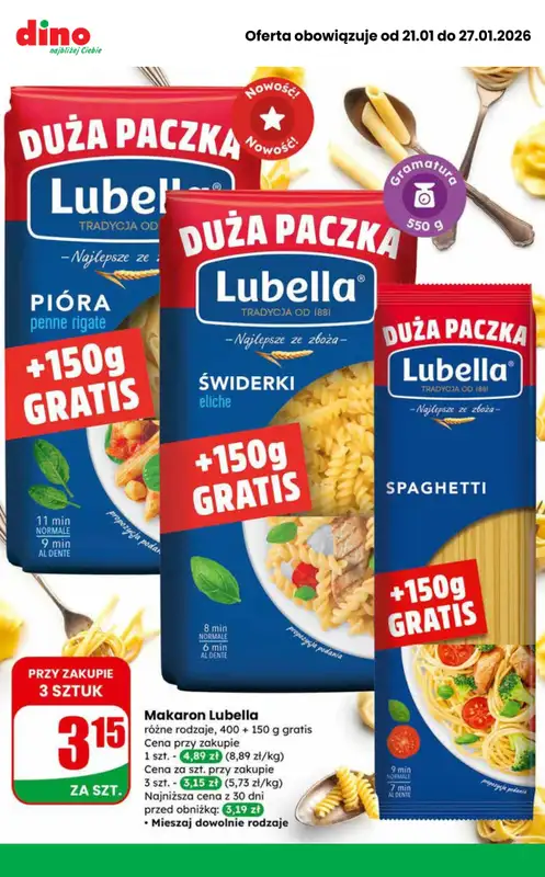 Dino - gazetka promocyjna Najlepsze promocje! od środy 21.01 do wtorku 27.01 - strona 3