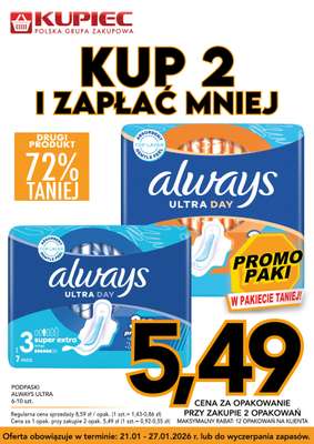 Kupiec - gazetka promocyjna Promopaki od środy 21.01 do wtorku 27.01 - strona 2