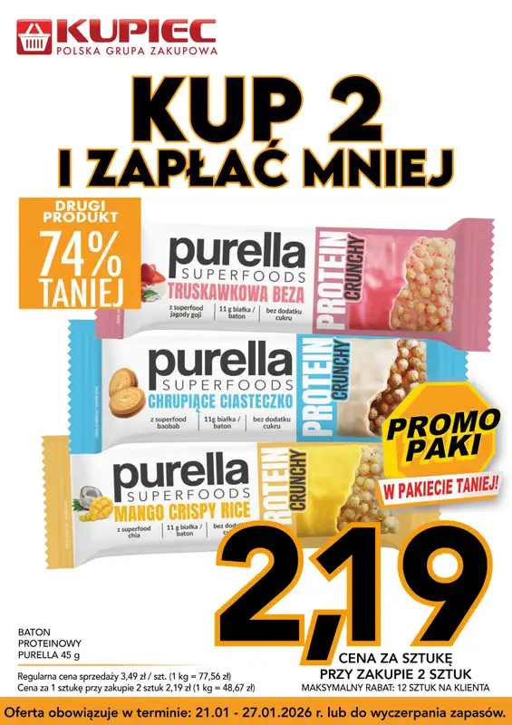 Kupiec - gazetka promocyjna Promopaki od środy 21.01 do wtorku 27.01 - strona 9