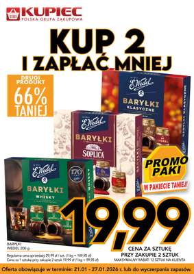 Kupiec - gazetka promocyjna Promopaki od środy 21.01 do wtorku 27.01 - strona 12