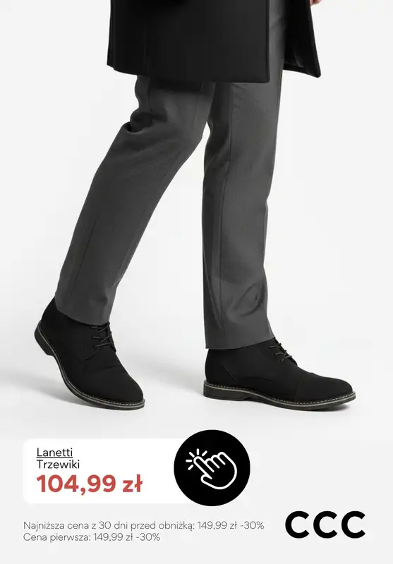 CCC - gazetka promocyjna EXTRA -20% na zimowe buty i akcesoria KOLEKCJA MĘSKA od środy 21.01 do niedzieli 01.02 - strona 6