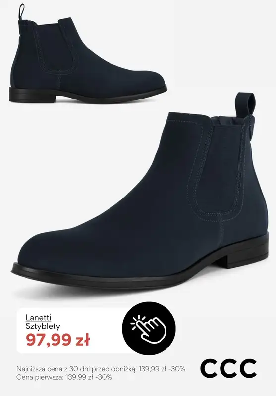 CCC - gazetka promocyjna EXTRA -20% na zimowe buty i akcesoria KOLEKCJA MĘSKA od środy 21.01 do niedzieli 01.02 - strona 4