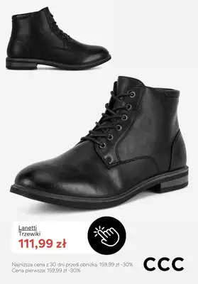 CCC - gazetka promocyjna EXTRA -20% na zimowe buty i akcesoria KOLEKCJA MĘSKA od środy 21.01 do niedzieli 01.02 - strona 9
