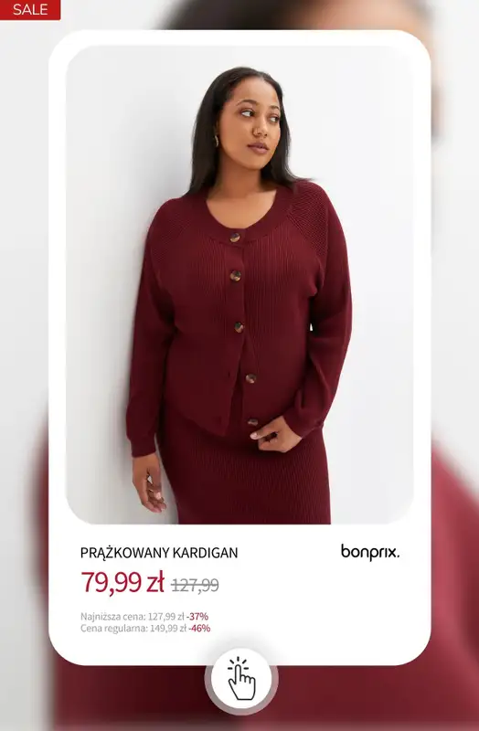 bonprix - gazetka promocyjna Kolekcja PLUS SIZE od środy 21.01 do wtorku 27.01 - strona 7