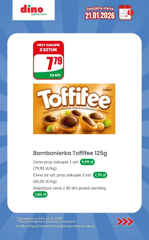 Dino - gazetka promocyjna Specjalna oferta na 21.01.2026 - promocje spoza gazetki od środy 21.01 do środy 21.01 - strona 8