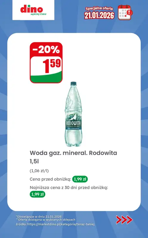 Dino - gazetka promocyjna Specjalna oferta na 21.01.2026 - promocje spoza gazetki od środy 21.01 do środy 21.01 - strona 3