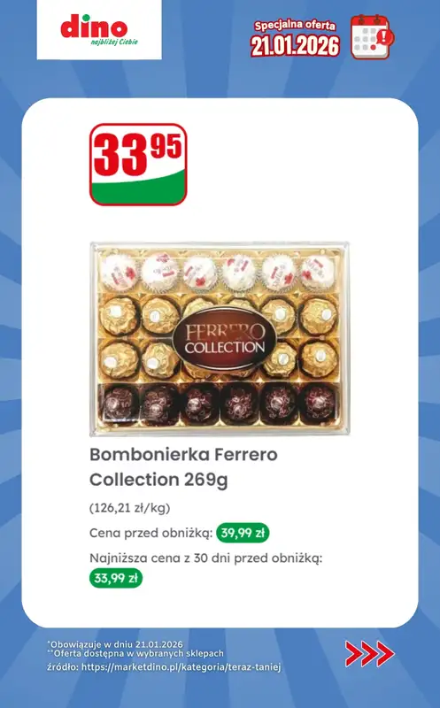Dino - gazetka promocyjna Specjalna oferta na 21.01.2026 - promocje spoza gazetki od środy 21.01 do środy 21.01 - strona 10