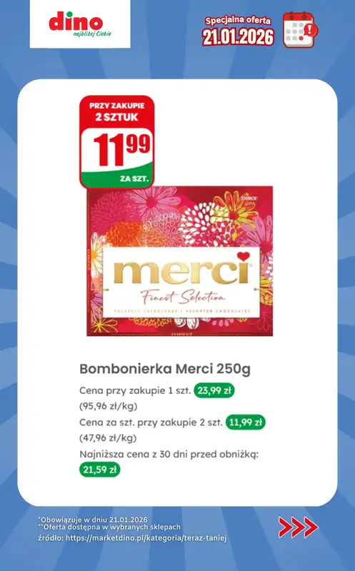 Dino - gazetka promocyjna Specjalna oferta na 21.01.2026 - promocje spoza gazetki od środy 21.01 do środy 21.01 - strona 5