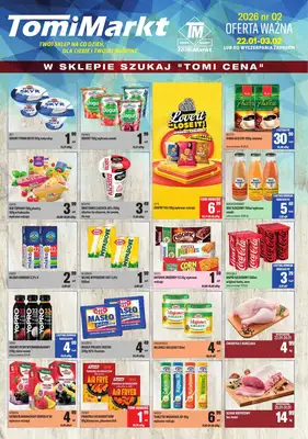 Tomi Markt - gazetka promocyjna Gazetka od czwartku 22.01 do wtorku 03.02