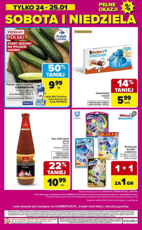 Carrefour - gazetka promocyjna Gazetka Weekend okazji  już od czwartku od czwartku 22.01 do niedzieli 25.01 - strona 8