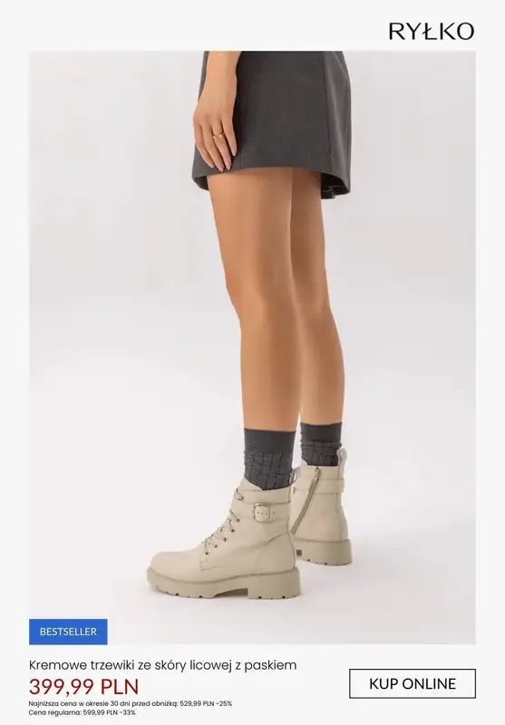 Ryłko - gazetka promocyjna Trzewiki damskie - PROMOCJE od środy 21.01  - strona 8