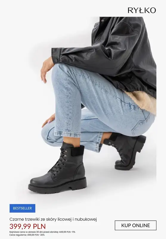 Ryłko - gazetka promocyjna Trzewiki damskie - PROMOCJE od środy 21.01  - strona 9